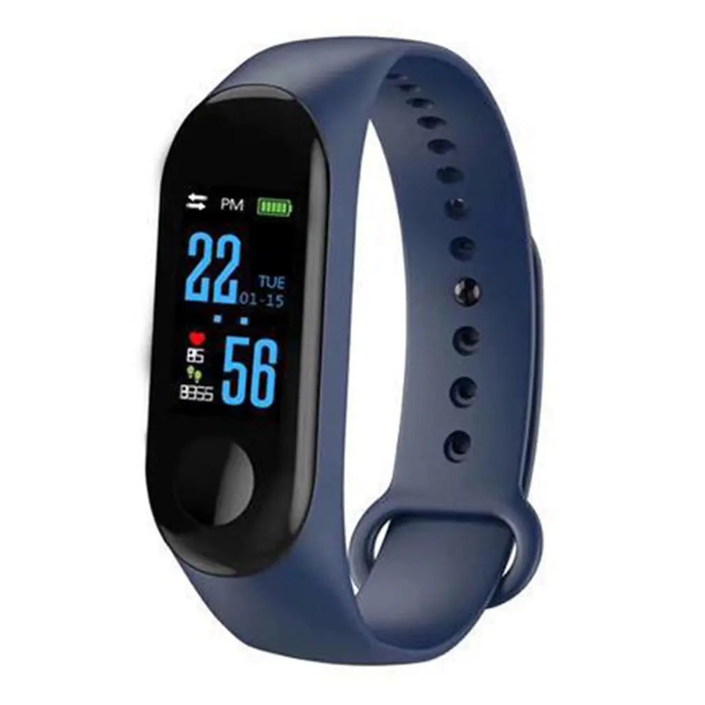 

M3Plus Smart Bracelet M3 Smart Bracelet Color Screen Bracelet Heart Rate Exercise Pedometer Waterproof Bracelet