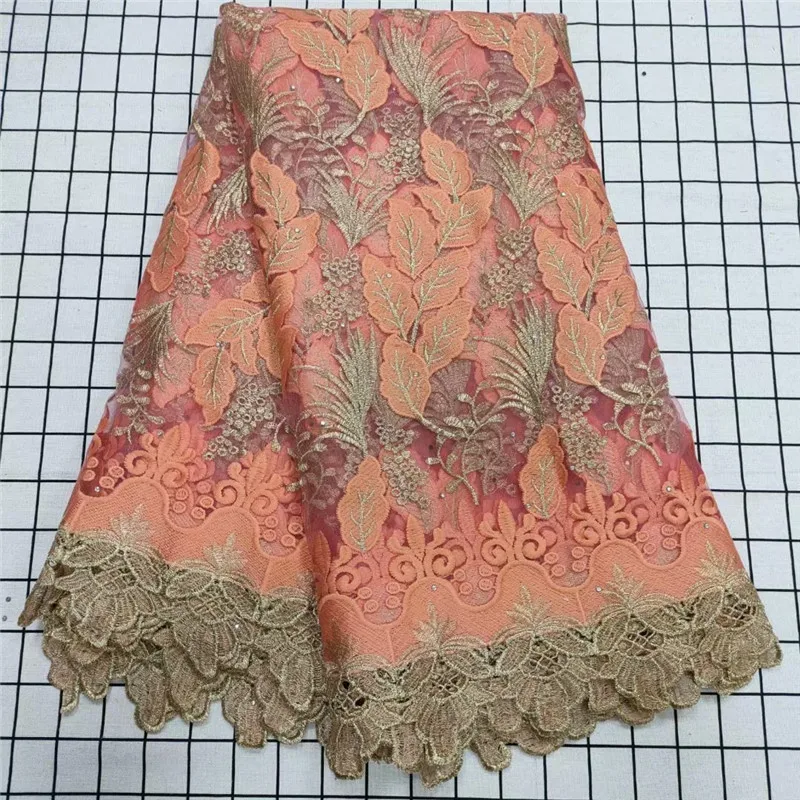 

French Sky Blue Lace Fabric African Embroidered Tulle Lace Fabric With Stones Nigerian Lace Fabric For Wedding Party TY120-108