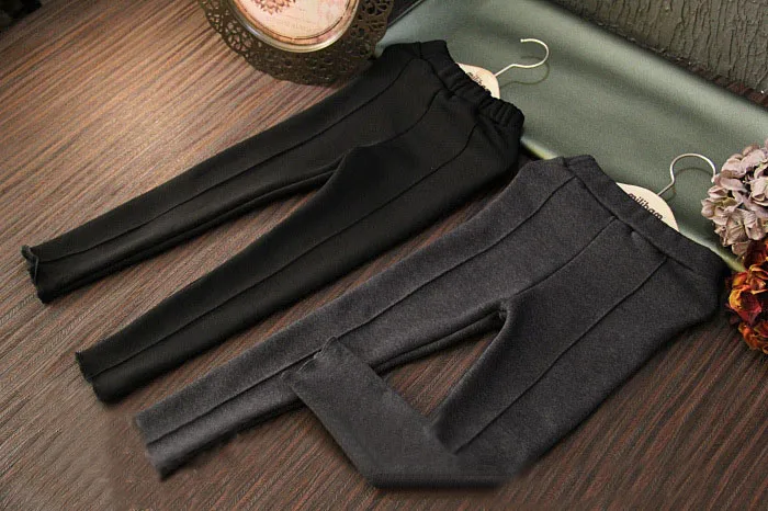 2020 зимние детские повседневные брюки плотные и теплые из флиса|Брюки| |