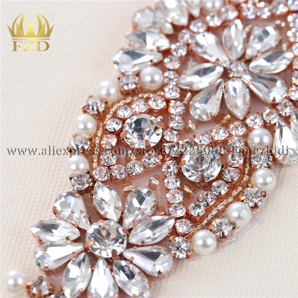 (30pieces) Wholesale Handmade Hotfix Cristal Diamond Stone Gold Rhinestone Applique for Garment Dresses Headband Bridal Garter | Дом и сад