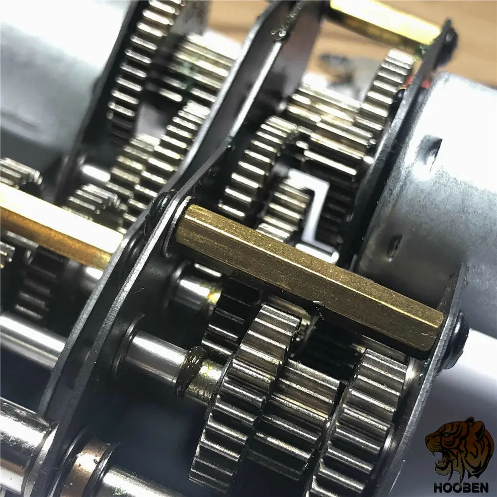 Metal Gearbox HOOBEN немецкий полностью металлический Маус мышь супер тяжелый танк AFV panzerkampfwgen VID Maus Panzer VID Maus Танк ARTR уже работает - Цвет: Metal Gearbox