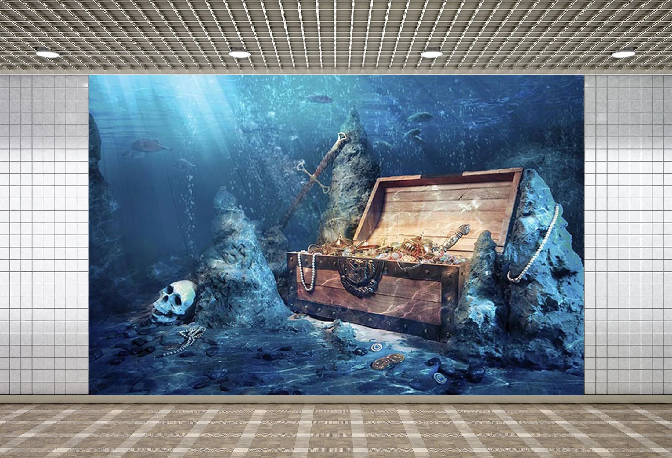 

Lyavshi глубокого моря сокровище чехол фон для фотосъемки детей с изображением подводного мира фотосессия фотостудия в стиле вечеринки в чест...