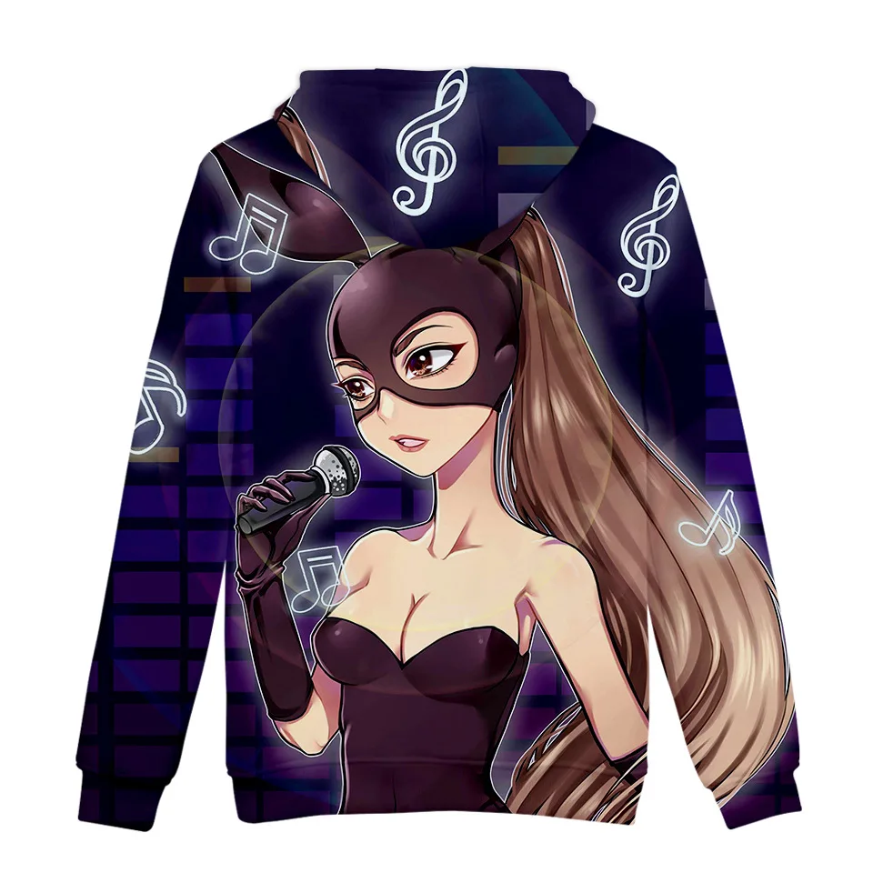 Милые Удобные толстовки Ariana Grande 3D для женщин/мужчин СПАСИБО следующая певица Ариана Гранде 3D Harajuku девушка толстовки