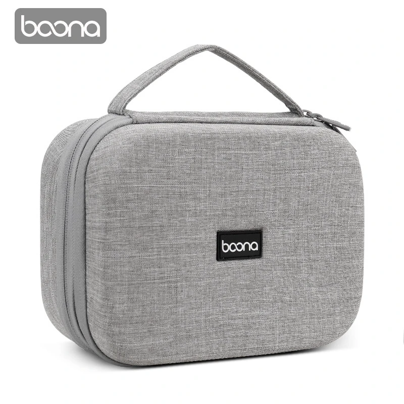 Скидка Размер S/L, двухслойный дорожный жесткий чехол Eva для цифрового кабеля, внешний органайзер, сумка для хранения адаптера питания ноутбука