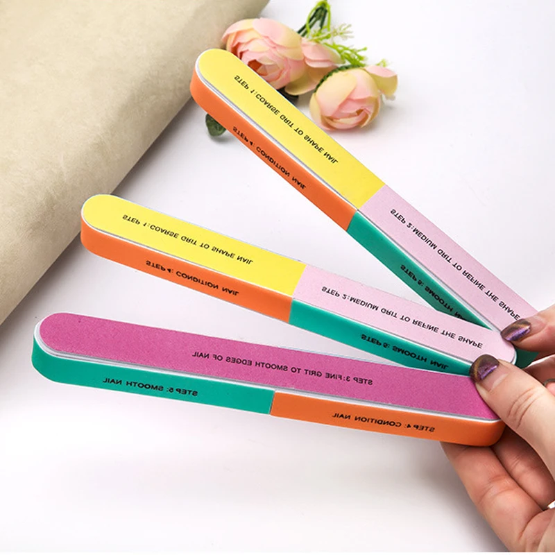 1PCS Nail Buffers Blocks Sponge Nail File Pedicure Manicure Tips Nail Polish Buffing Blocks Sanding Nail Art Tool Accessories