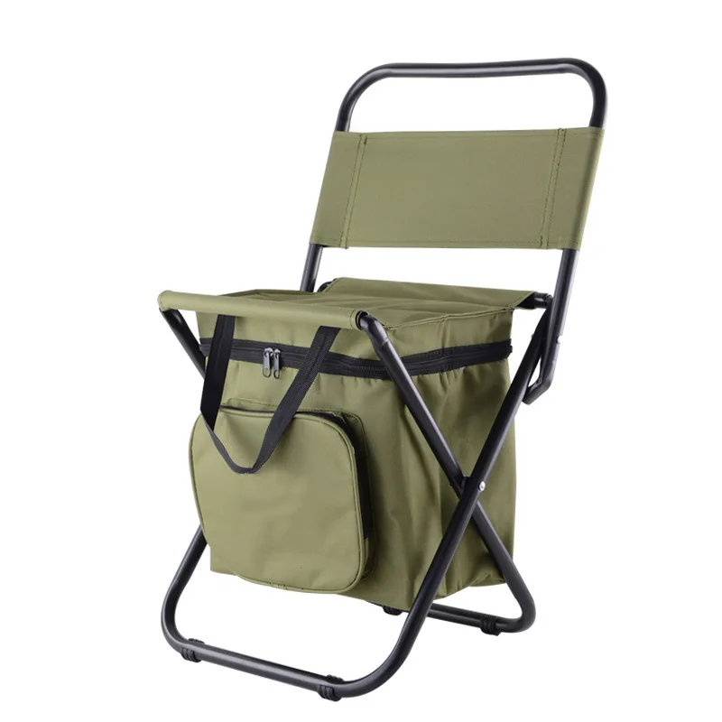 구매 야외 접이식 의자, 휴대용 등받이 의자, 낚시 셀프 드라이빙 투어, 심플한 말, 다기능 단열 아이스팩 스툴