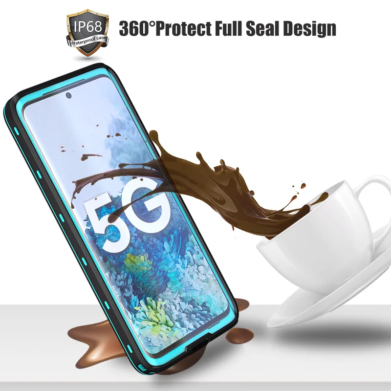 Водонепроницаемый чехол для Samsung Galaxy S20 ультра прозрачный пылезащитный подводный