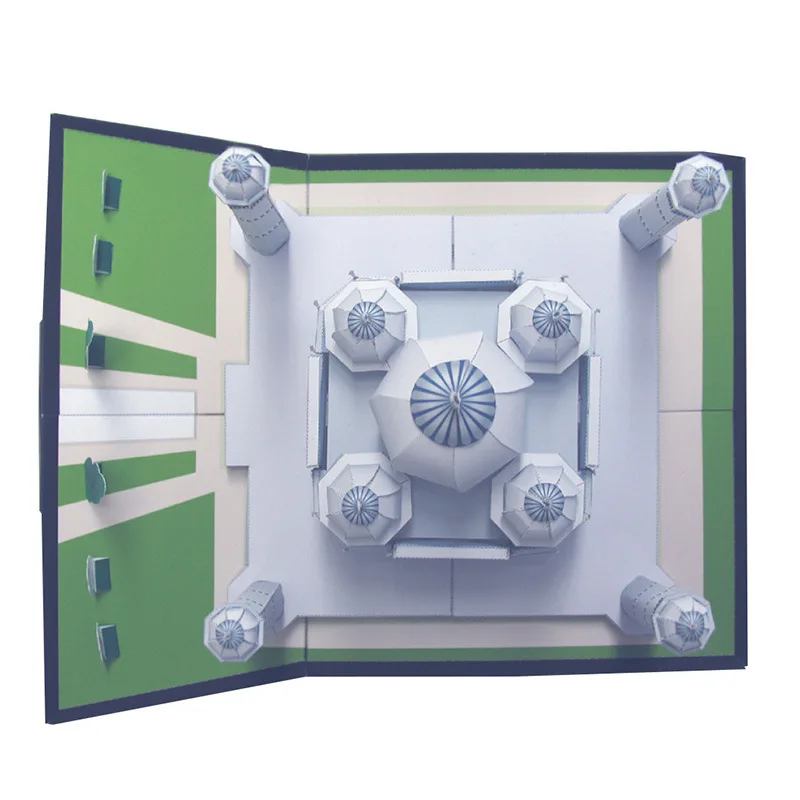 Тадж Махал Индия архитектурная модель 3D бумажная игрушка ручной работы сделай