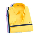 Dudalinas 2021 Camisa Social Masculina мужская рубашка с длинным рукавом классические мужские рубашки формальная деловая рубашка мужская с вышивкой логотипа