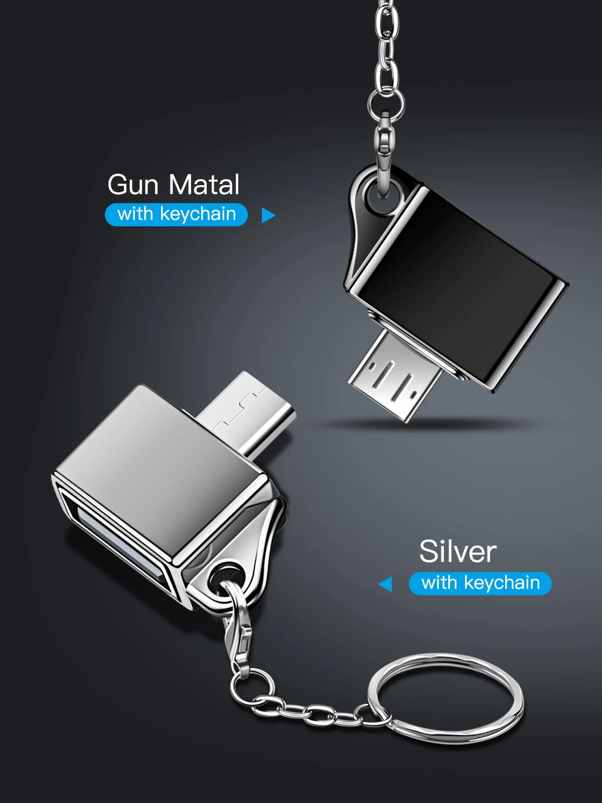 FONKEN Micro USB OTG адаптер USB флэш-накопитель OTG штекер type-A кабель конвертер для Android телефона зарядный разъем