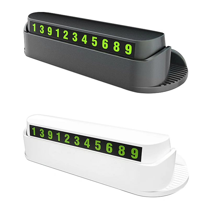 Новинка 2019 многофункциональная светящаяся карточка для временной парковки