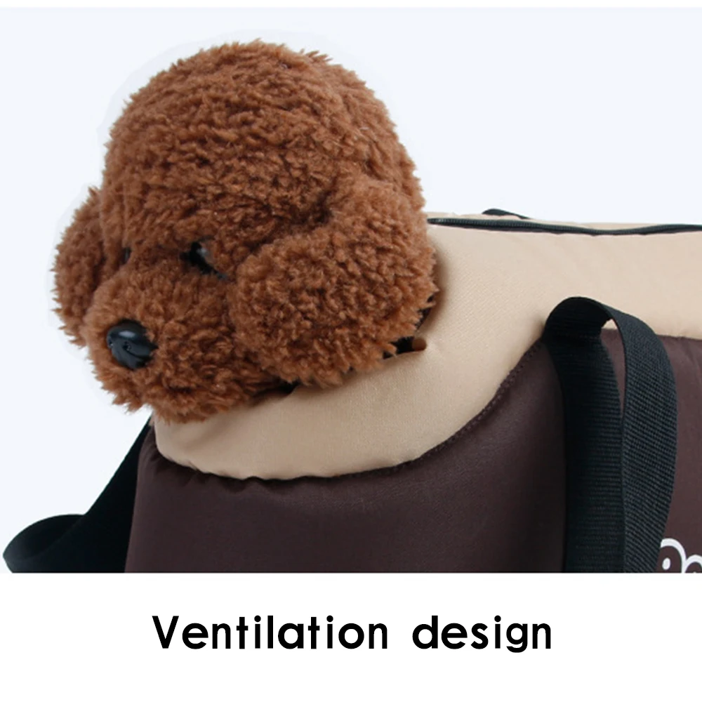 

Classic Pet Carrier Portable Cozy Soft Puppy Cat Dog Bags Backpack Shoulder Carrier Pet Supplies for Outdoor Hiking Travel