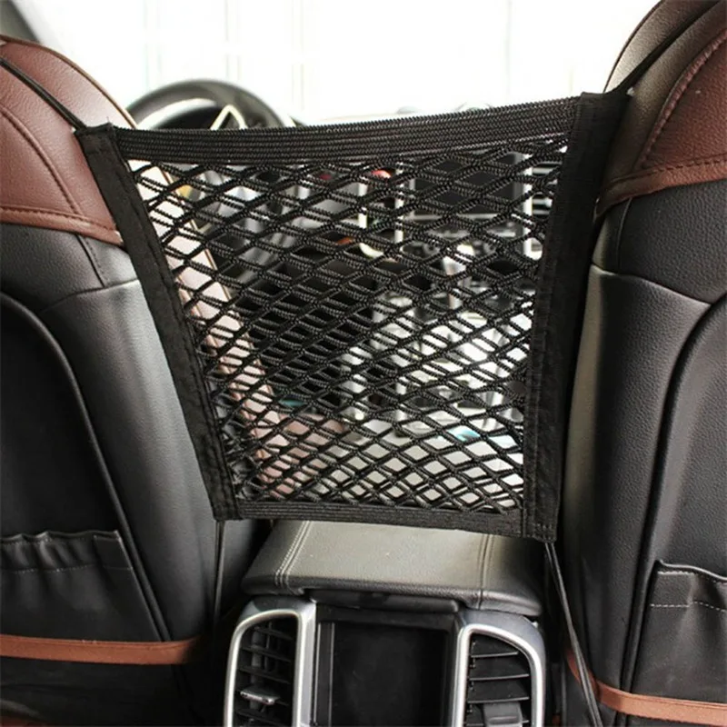 

Car Seat Crevice Storage Mesh Bag Auto Seat Gap Net Organzier Vehicle Car Holder Pocket Storage Bag Car Interior Accessories