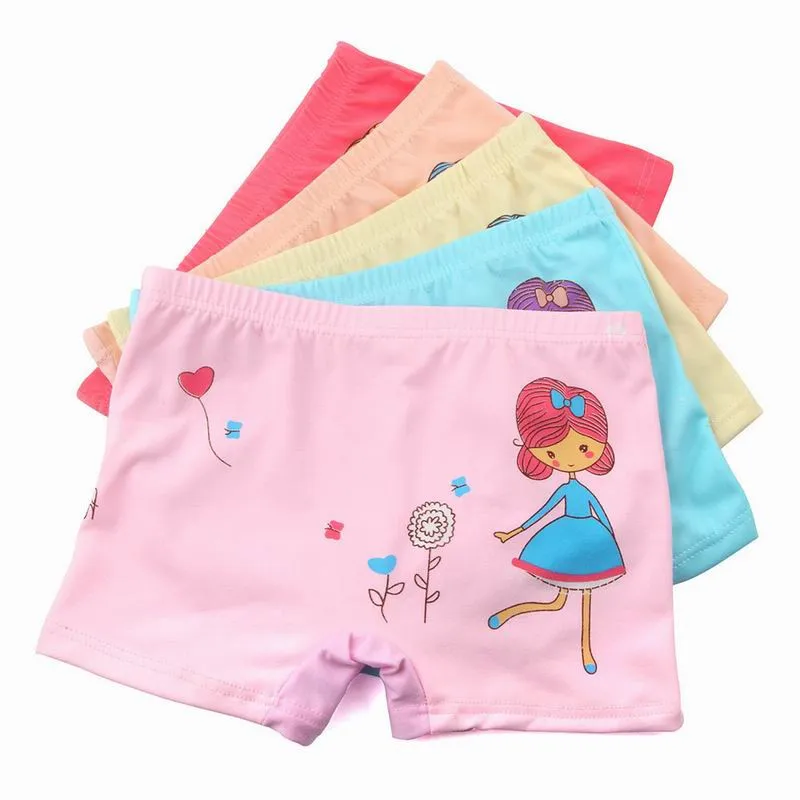 

1 Pc 5Colors Random Kids Panties Girls' Briefs Cartoon Lovely Bowknot Cotton Girl Underwear 6-12 Years Children Clothing