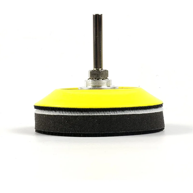 3 Inch (75mm) Hook and Loop Sanding Pad for Discs with 6mm Dia Shank Drill Attachment + Buffering Pad(3 Pack) Promotion | Инструменты
