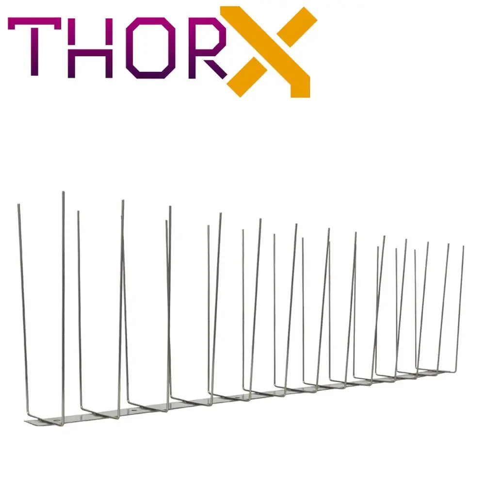 WL-02-TB 2 row seagull spikes on stainless steel base - high quality solution for bird control Titan | Дом и сад