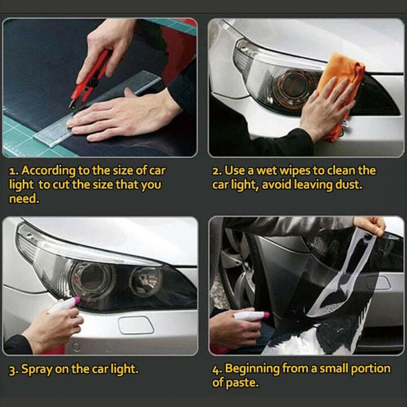 Decoration Headlight Protective Film Headlight Protective Film Replacement Sticker