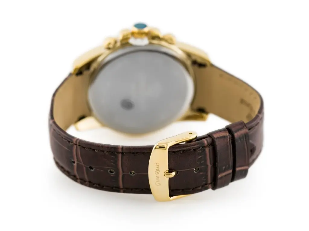 Мужские наручные часы модели 8016A GINO ROSSI коричневые Металлические Механические