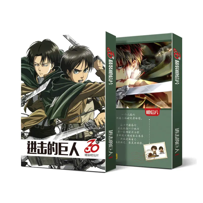 Аниме открытка 30 шт./коркоркор. красочные бумажные открытки Коллекция