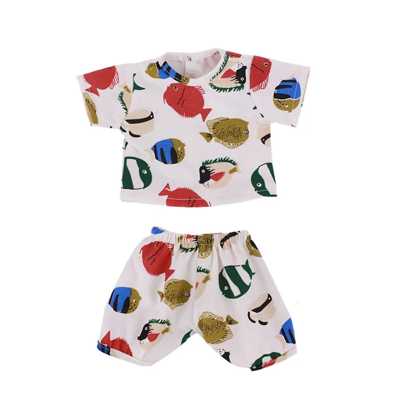 Подводный мир летние короткие костюмы для 18-дюймовых американских девочек и 43 см