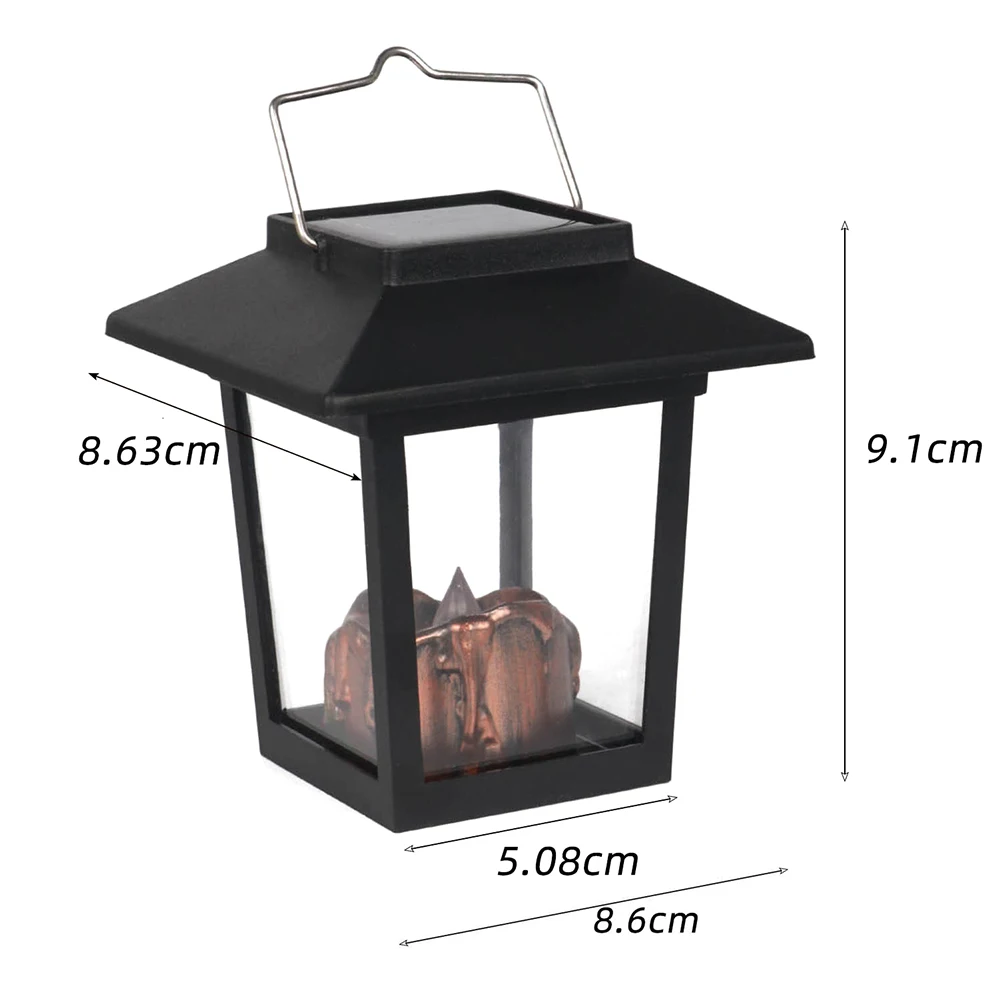 Горячая солнечная энергия LED подвесная ветровая лампа винтажные фонари