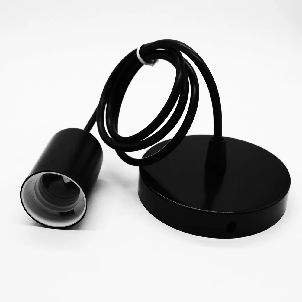 E27 Цоколь светильника потолочный Ретро подвесной светильник держатель лампы