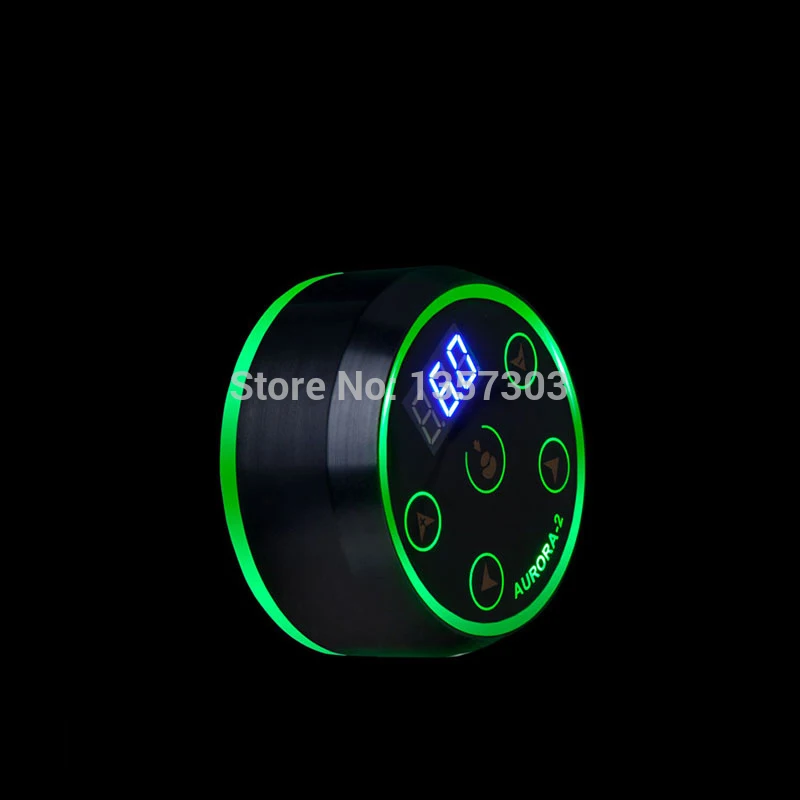 Новый профессиональный блок питания для татуировок Mini AURORA II LCD с адаптером