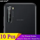 10 шт.лот для Xiaomi Redmi Note 8 8T  Note8 Pro прозрачный защитный чехол для объектива камеры заднего вида защитная пленка из мягкого закаленного стекла