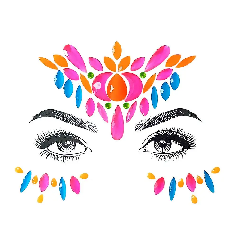 

Glitter Festival Party Face Eye Rhinestone Gems Stickers Makeup Decoration Tools Fashionable and Gorgeous Good Handle