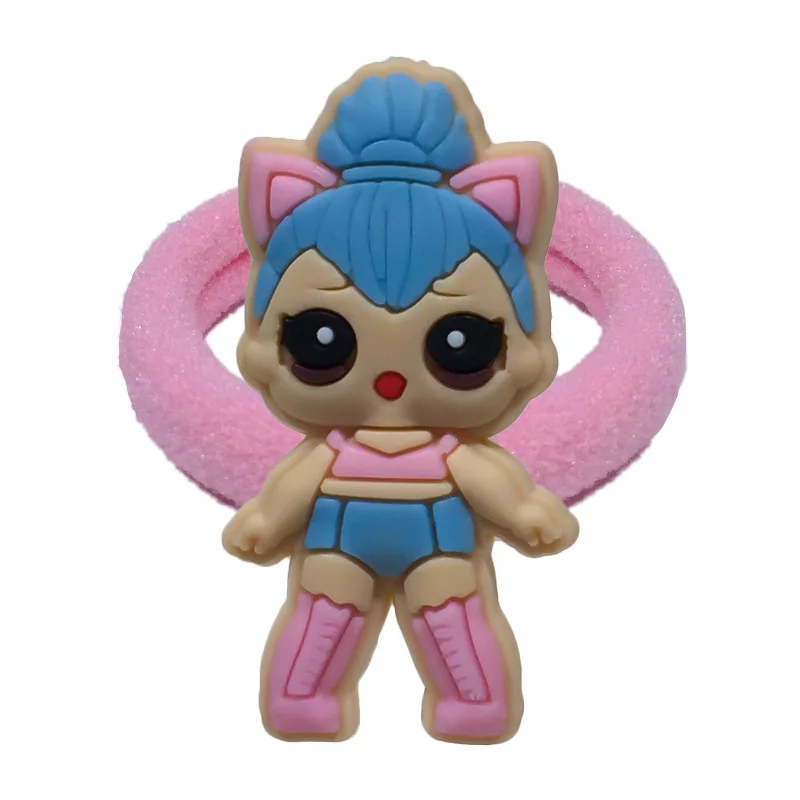 1 шт. супер героем для девочек с единорогом; детские брюки с эластичной резинкой; детская лента для волос резинка для волос Головные уборы детская заколка для волос - Цвет: 3708-02
