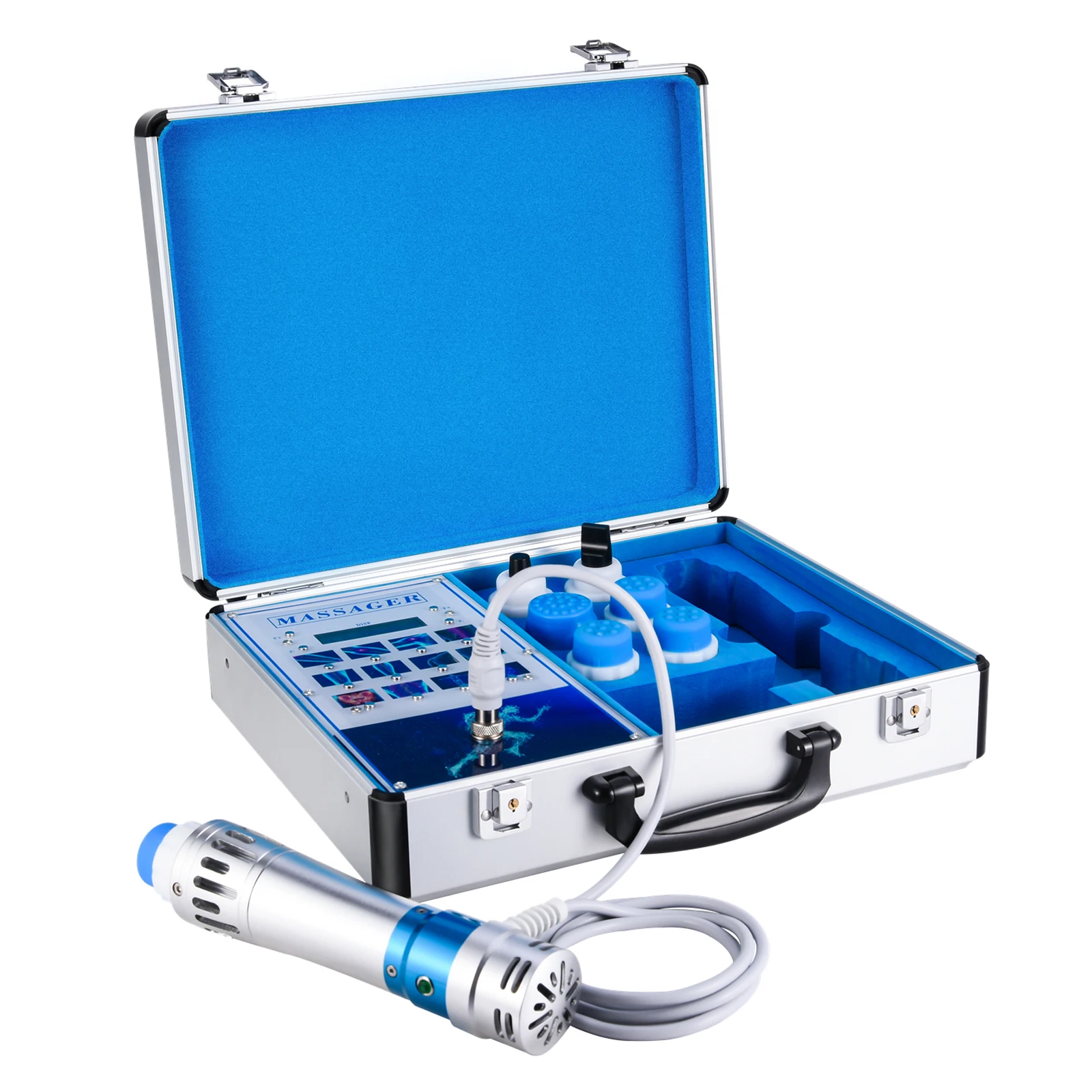 

ED Electromagnetic Extracorporeal Shock Wave Therapy Machine Physical Therapy Equipment Pain Relief Body Relax Massager