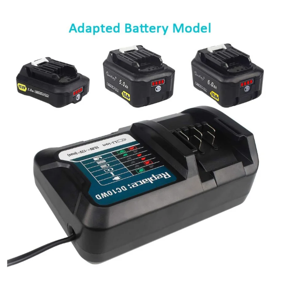 DC10WD Зарядное устройство Заменить для MAKITA батарея 10 8 V 12V BL1016 BL1040B BL1015B BL1020B BL10DC10SA