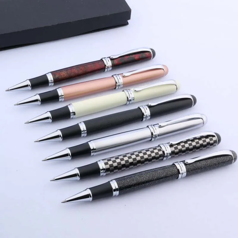 JINHAO 750 серебряные аксессуары металлический цвет подарок Студенческая отделка роллербол ручка