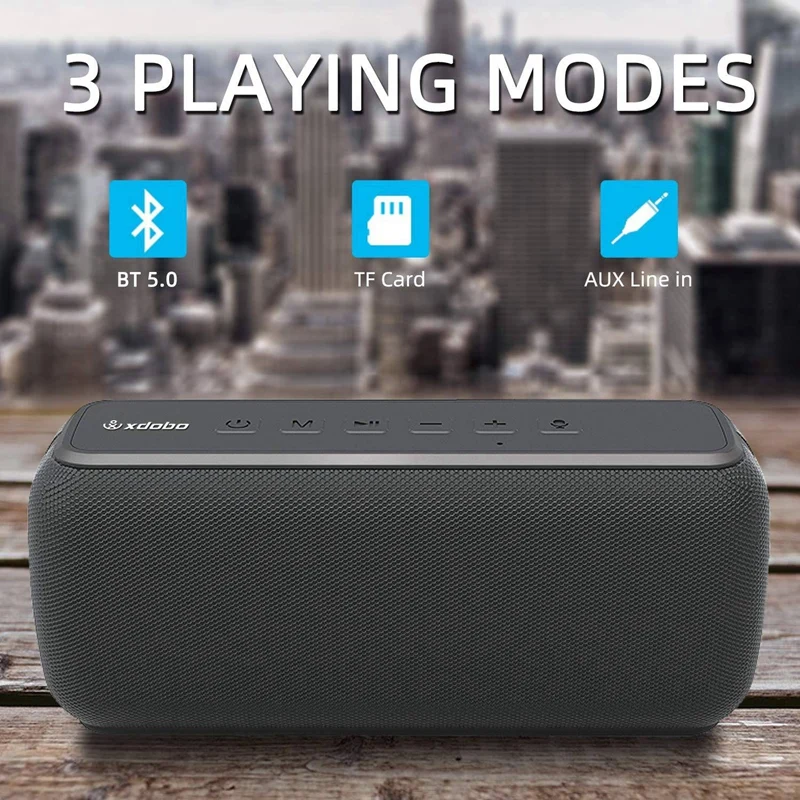 XDOBO X8 60 Вт Портативный Bluetooth колонки бас стерео сабвуфер Беспроводной TWS 15 часов