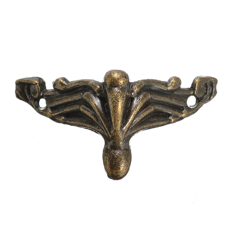 4 шт. античный латунный угловой кронштейн Ювелирная Подарочная коробка