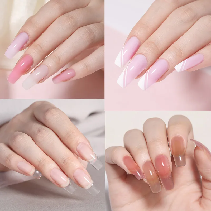 

KOSKOE Extension Gel Nail Polish Set 15ml Quick Building UV Gel Varnish Acrylic Gel For Finger Extend Nail Art Set Base Top Coat