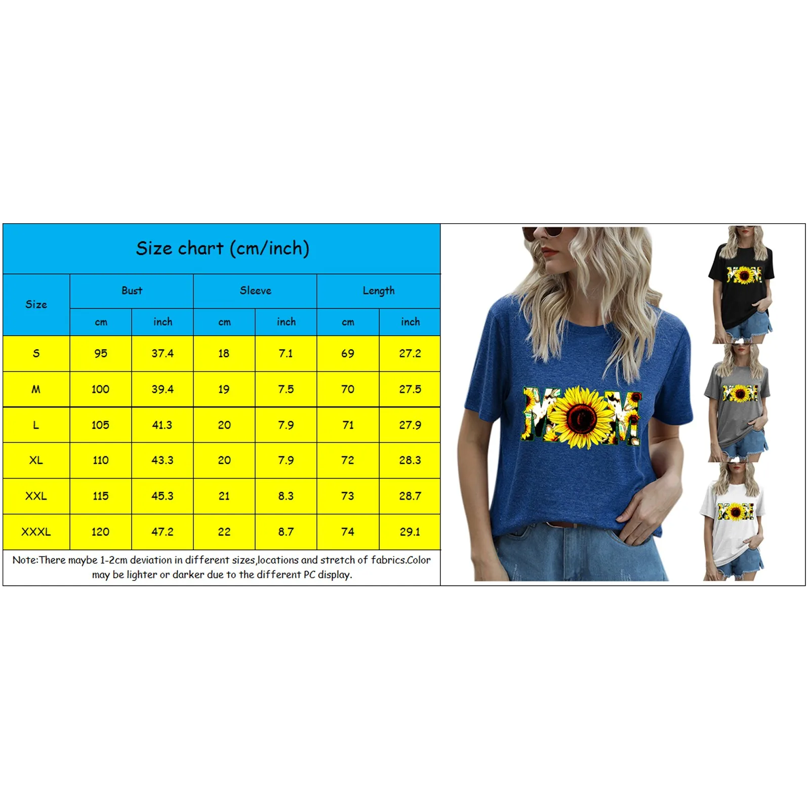 

Casual T Shirt Woman 2021 Floral Printing Summer Top Round Neck Tee Short Sleeve T Shirt Casual Daily Wear Tops Tunic Tshirt