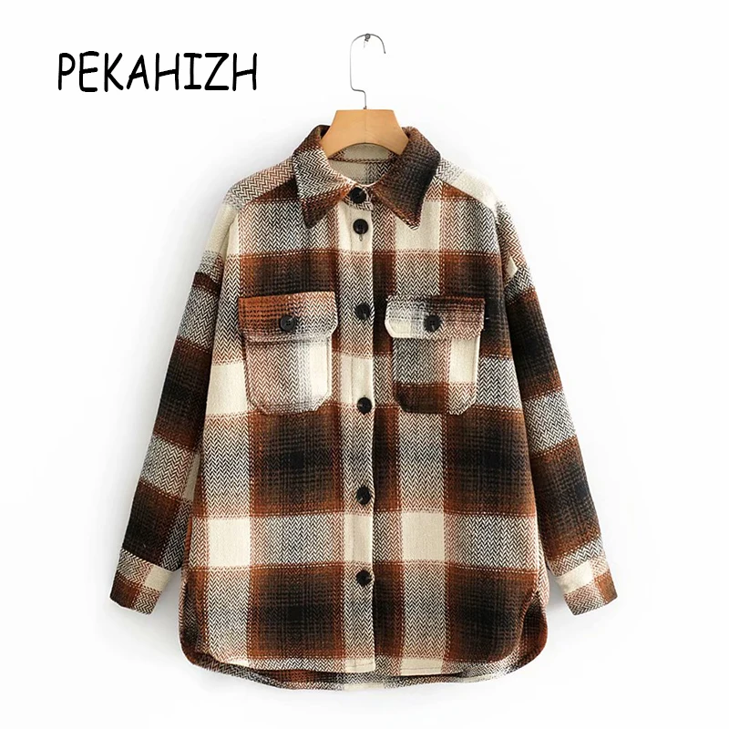 Зимние пальто и куртки в винтажном стиле шикарное Женское с карманами