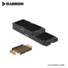 Медный латунный радиатор Barrow Dabel-28b, 240360,240 мм, 360 мм, G14 дюйма, чехол для компьютера, водяное охлаждение, отвод тепла, вентилятор, кулер