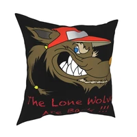 lone wolf fury pillowcase printed polyester cushion cover decor pillow case cover home drop shipping 18