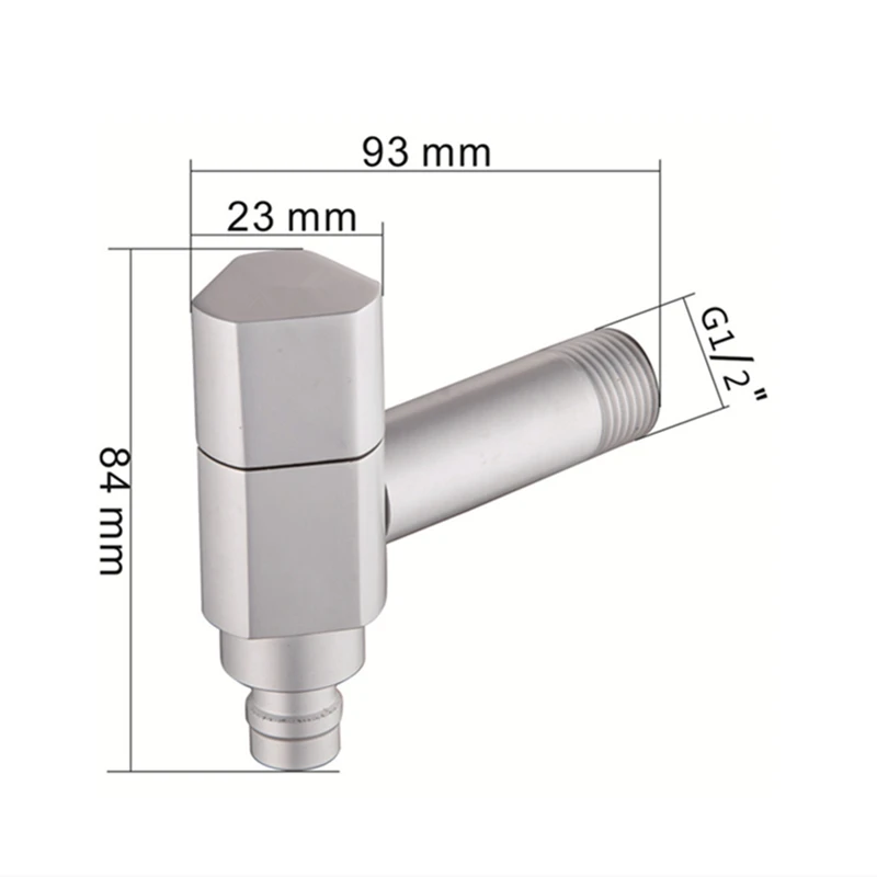 Космический алюминиевый смеситель для ванной комнаты настенный одиночный