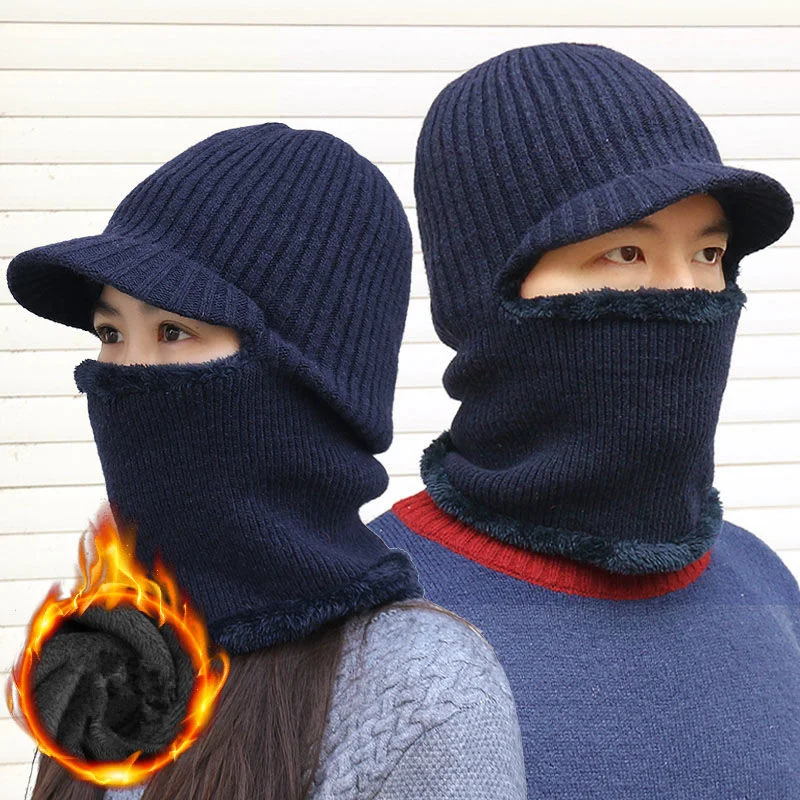 Новинка 2019 зимняя модная шерстяная шапка теплая вязаная уличная Мужская и