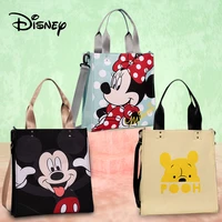 disney mickey minnie baby diaper bags large capacity fashion mother tote bag waterproof baby care bag travel organizer new 2020