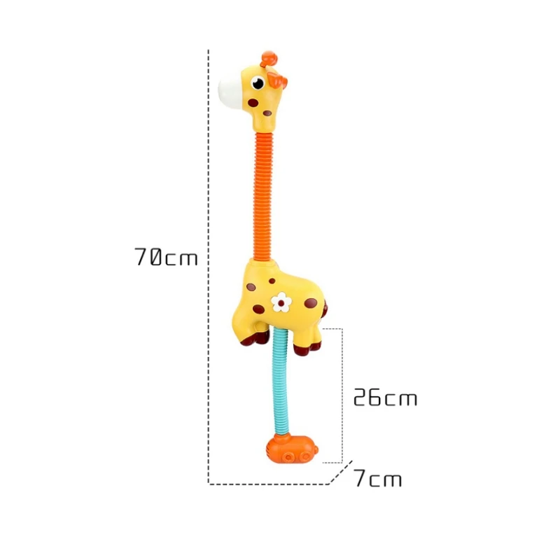 

Children Bath Toy Electric Cartoon Giraffe Shower Baby Spray Bathtub Toys Play Game Beach Toys for Kids Gifts