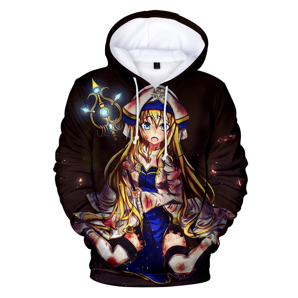 

Aikooki New Goblin Slayer Comic 3D Hoodies Men Women Fall Fashion Sweatshirt 3D Print Goblin Slayer Comic Men's Anime Hoodie