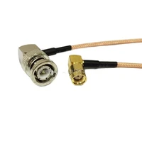 modem coaxial cable rp sma male plug right angle to bnc male right angle convertor rg316 cable 15cm 6 adapter rf pigtail