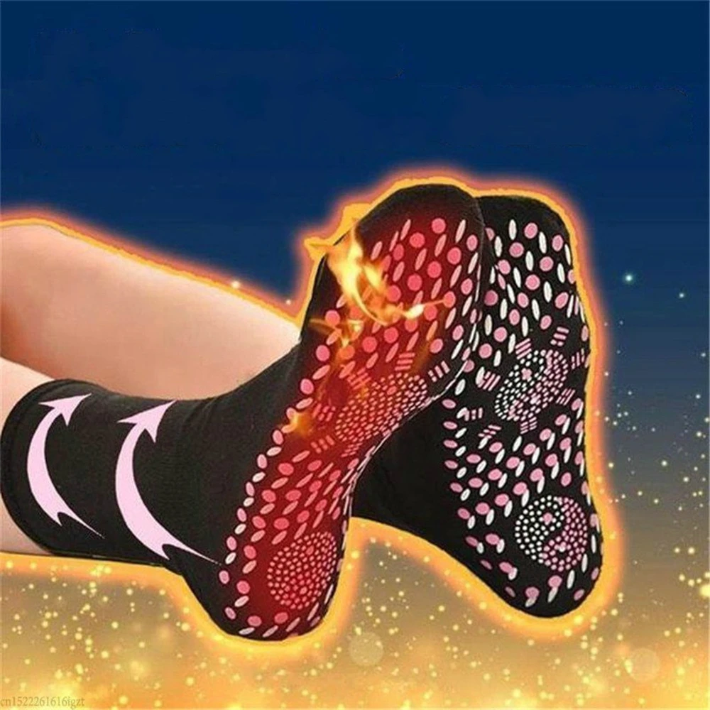 

Self-heating Socks Men Women Foot Massage Magnetic Therapy Health Socks Non-slip Dots Relieve Tired Winter Fever Warm Equipment