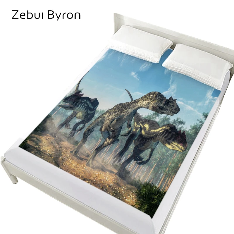 3D простыни на резинке кровати мультфильм матрас покрытие для детей/детей.
