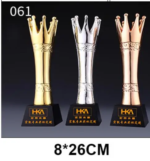 Корона золотой серебряный бронзовый трофей индивидуальные креативные