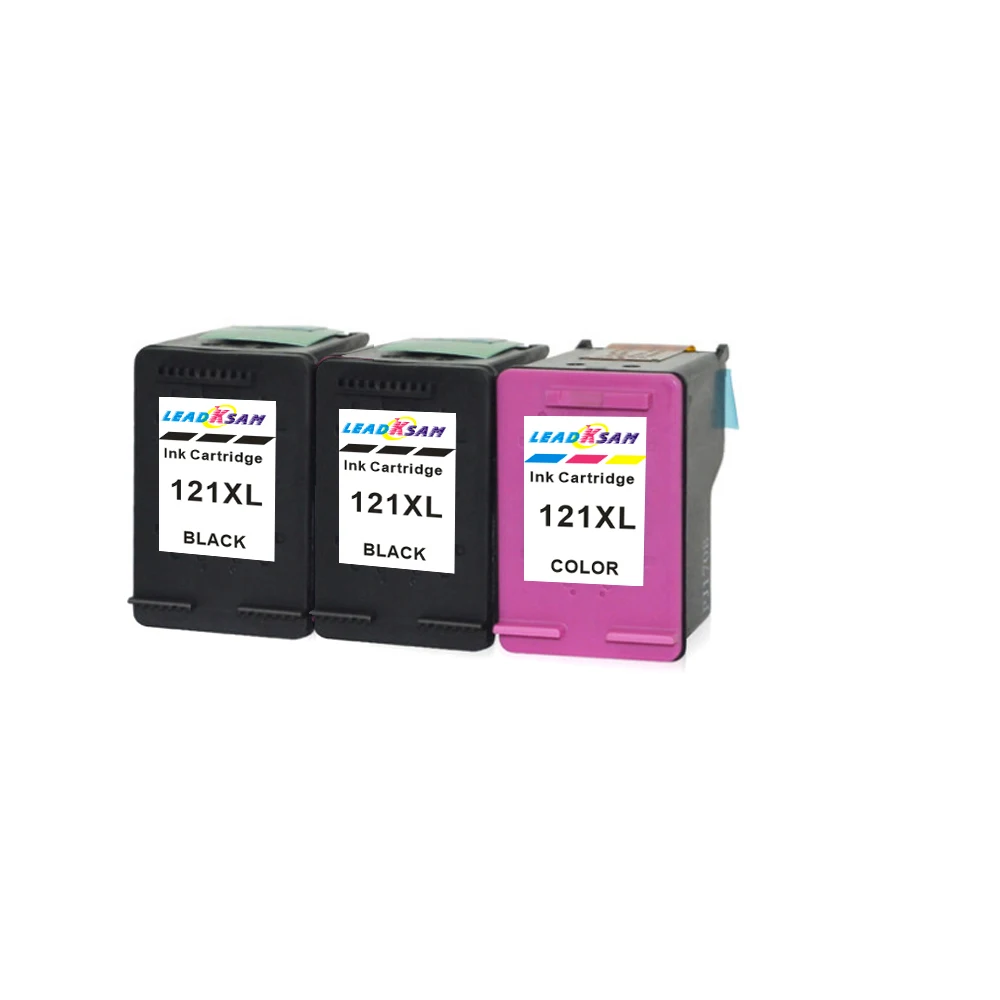 Чернильный картридж LEADKSAM 121XL совместимый с hp 121 xl для принтера hp121 Deskjet D2563 F4283 F2423
